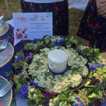 Pierogi z bobem w sosie kurkowym – potrawa przygotowana przez Koło Gospodyń i Gospodarzy Wiejskich „Piotr i Wianki” z Piotrawina – laureat III Miejsca